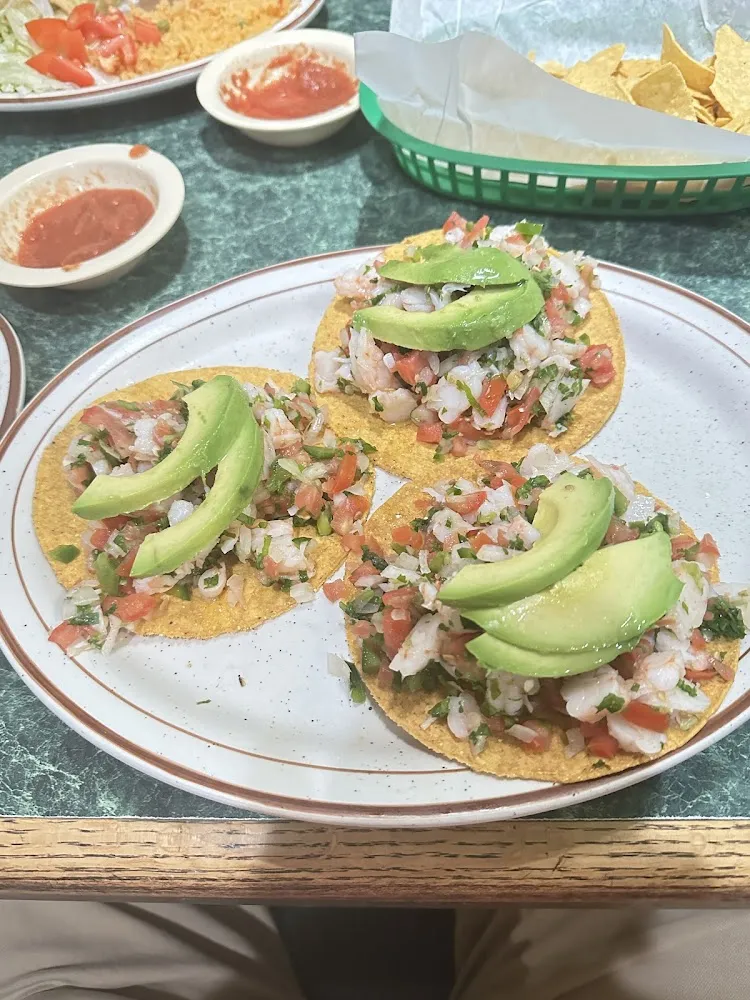 Avocado Shrimp Tostada